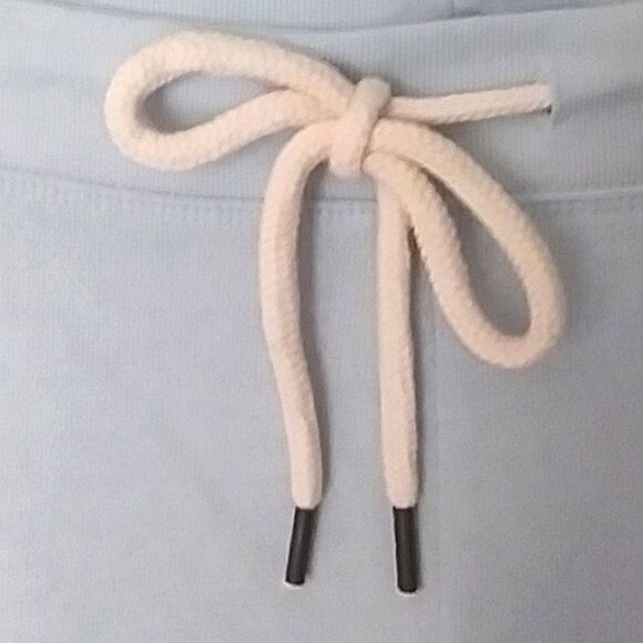 Sweatpants Jogging Tie-Dyed Light Blue Drawstring Cord and Cuffs Women's… - Picture 4 of 7